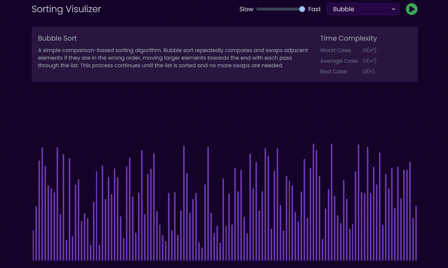 Sorting Visualizer Preview